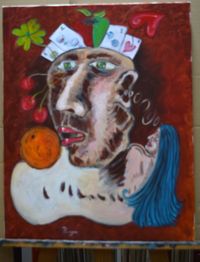 Cara gran+ tronja+dona os+mestre compositor+as+2-Oleo-40x50