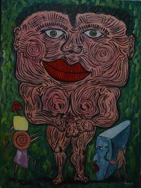 P-1146-22-23-Homo arrughes autoretrat color-oleo 60x80 r